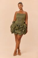 Mini Dress in Olive