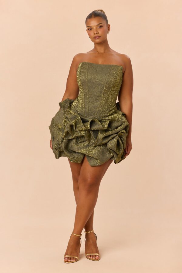 Mini Dress in Olive