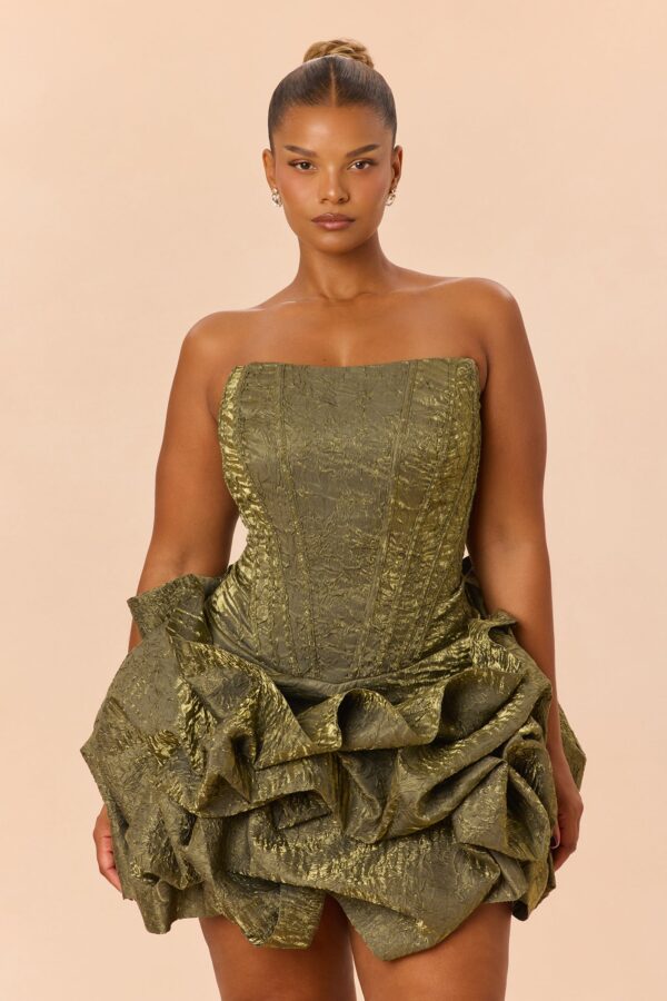 Mini Dress in Olive