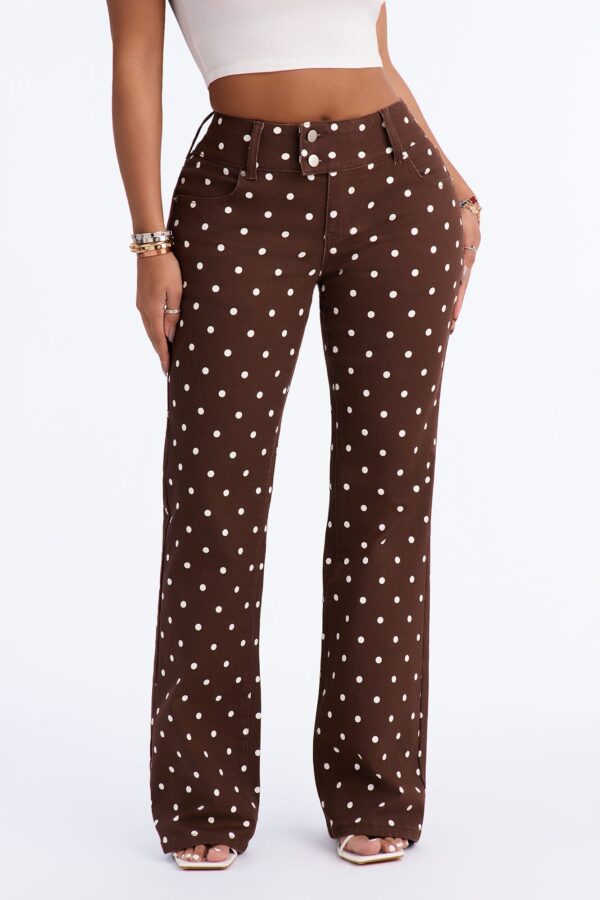 Pants in Brown 98% cotton