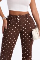 Pants in Brown 98% cotton