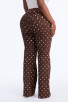 Pants in Brown 98% cotton