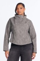 Jacket in Gray 70% polyurethane