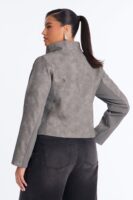 Jacket in Gray 70% polyurethane