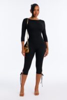 Ladies Kit Black Jumpsuit