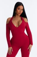 V-Neck Piece in Red
