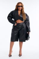 Cropped Jacket in Black