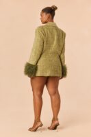 Shorts with contrast trim