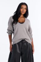 Sweater in Heather Grey
