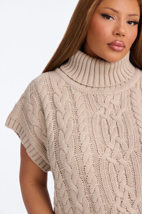 Ladies Kit Taupe Sweater