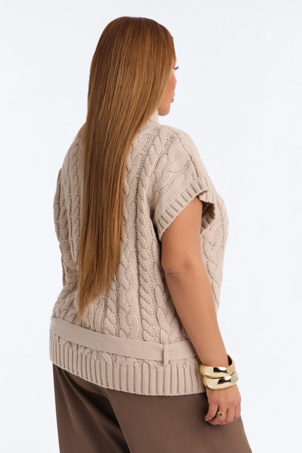 Ladies Kit Taupe Sweater