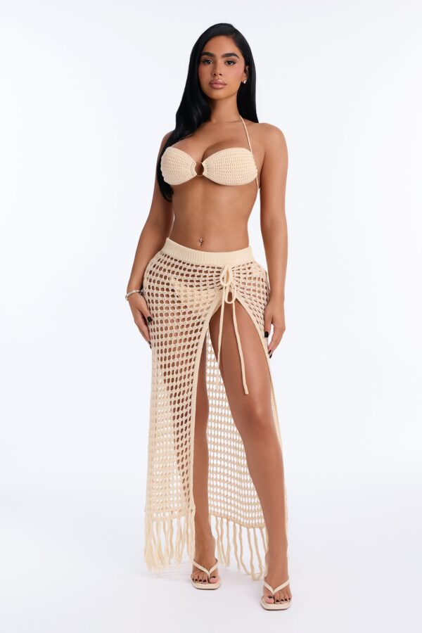 Skirt in Beige 100% acrylic
