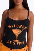 Black and Orange Cami