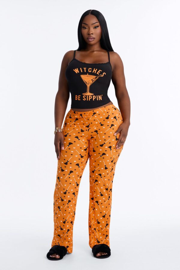 Black and Orange Cami