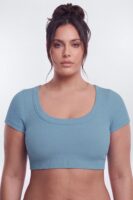 Indigo Cropped Top