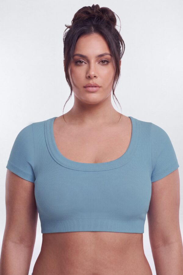 Indigo Cropped Top