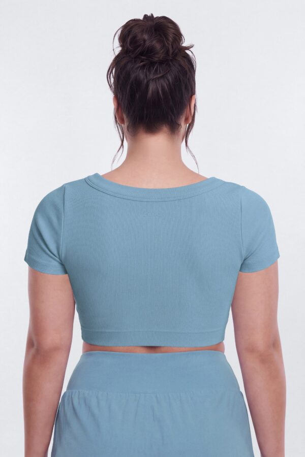 Indigo Cropped Top