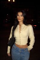 Cream Cropped Cardigan