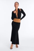 V-Neck Dress in Black