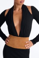V-Neck Dress in Black