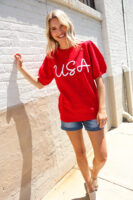 Red Slip Sweater