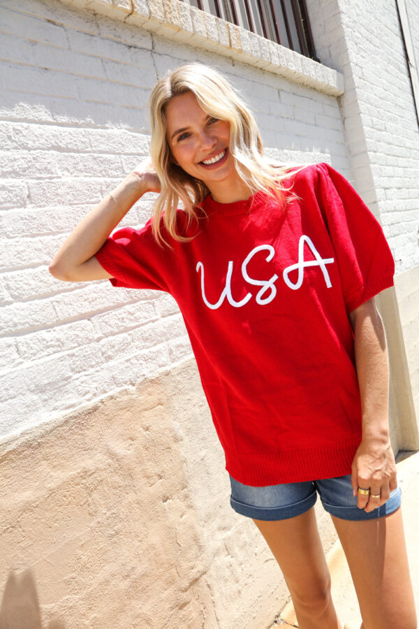 Red Slip Sweater