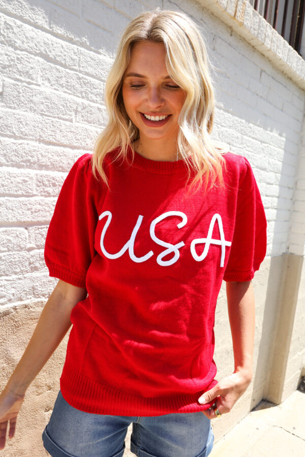 Red Slip Sweater