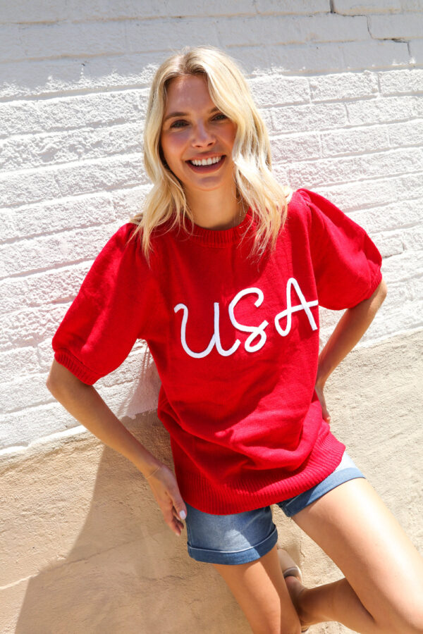 Red Slip Sweater