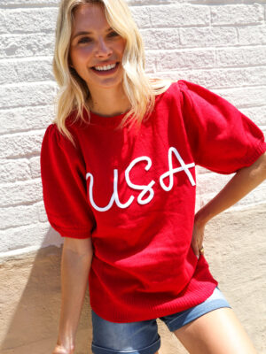 Red Slip Sweater