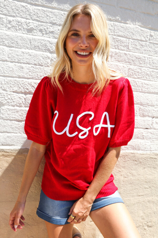 Red Slip Sweater