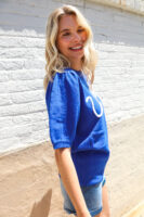 Blue Slip Sweater