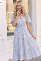 Blue Midi Dress