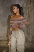 Ladies Kit Purple Sweater