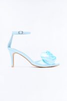 Blue Top with satin