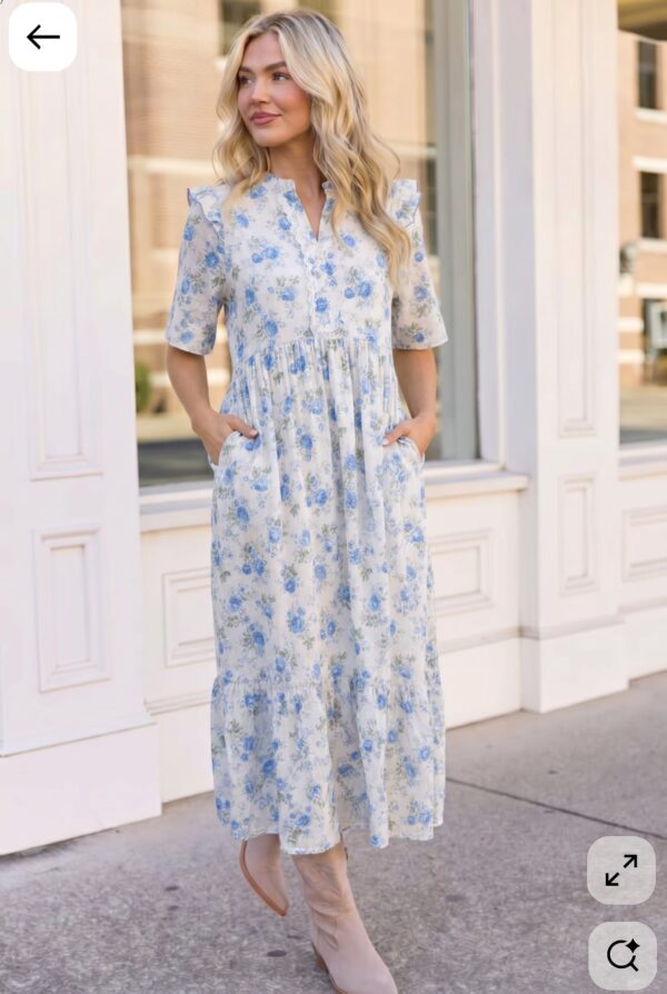 Blue Maxi Dress