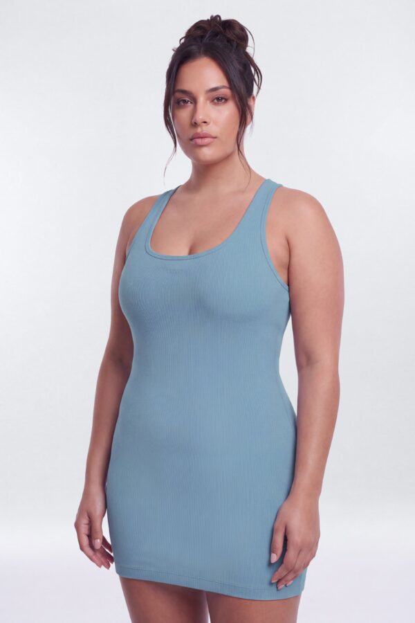 Dress in Indigo 79% cotton