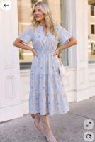 Blue Midi Dress