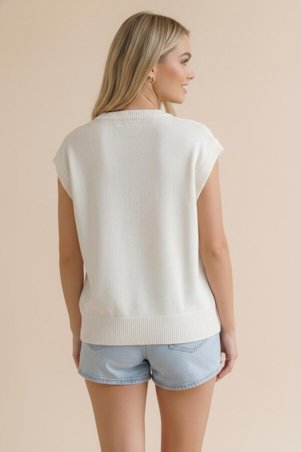 Ivory Graphic Sweater