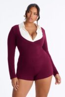 Romper in Burgundy