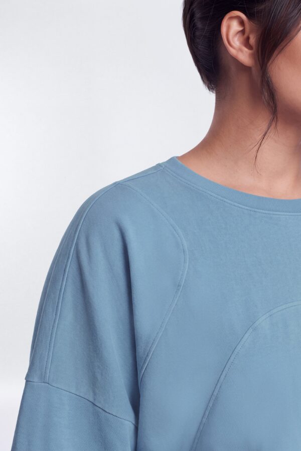 Oversized Top in Indigo