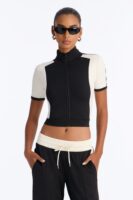 Black Mock-Neck Pants