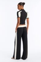 Black Mock-Neck Pants