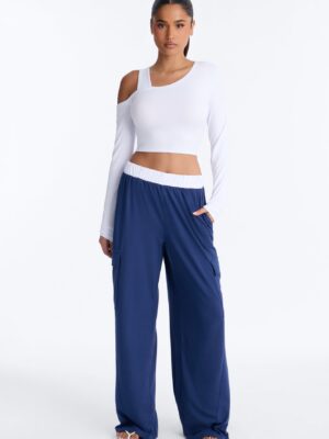 Skirt with a wide leg