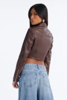 Brown Jacket with cropped