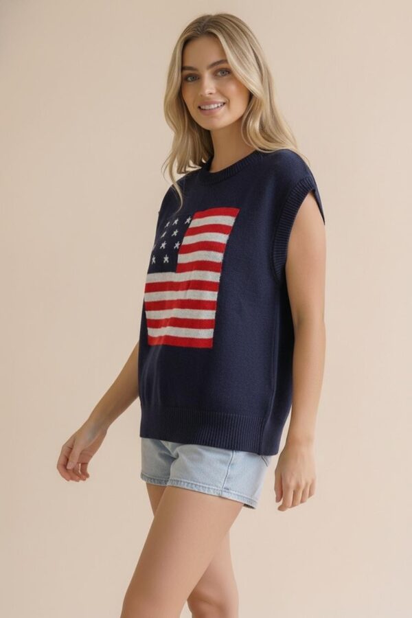 Navy Graphic Sweater