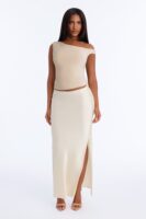 Skirt in Ivory 96% polyester