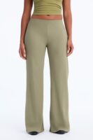 Wide-Leg Pants in Green