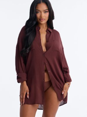 Shirt with a linen