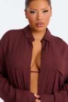 Shirt with a linen