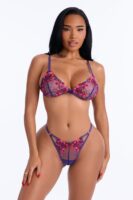 V-Neck Top in Purple